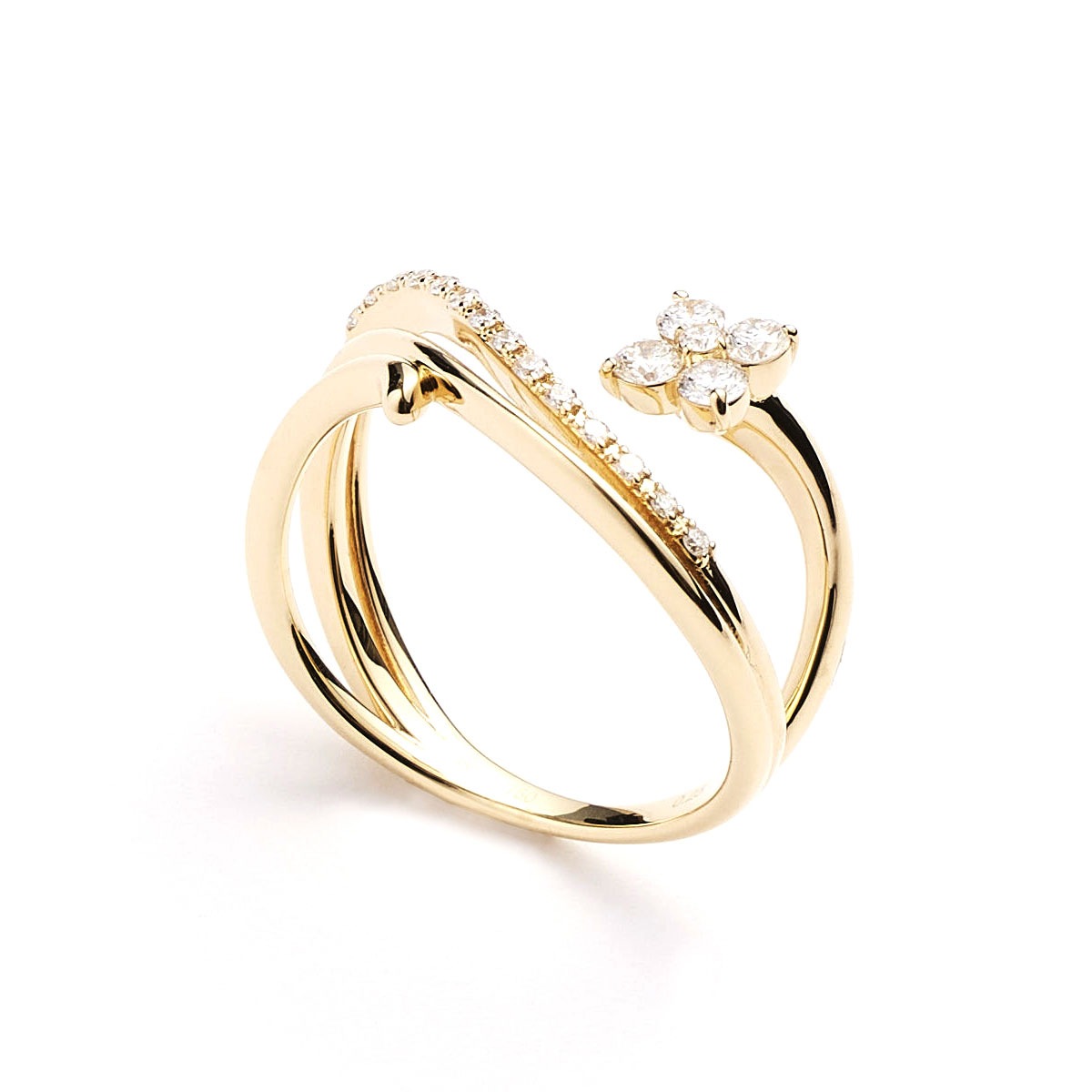 K18 Diamond Ring