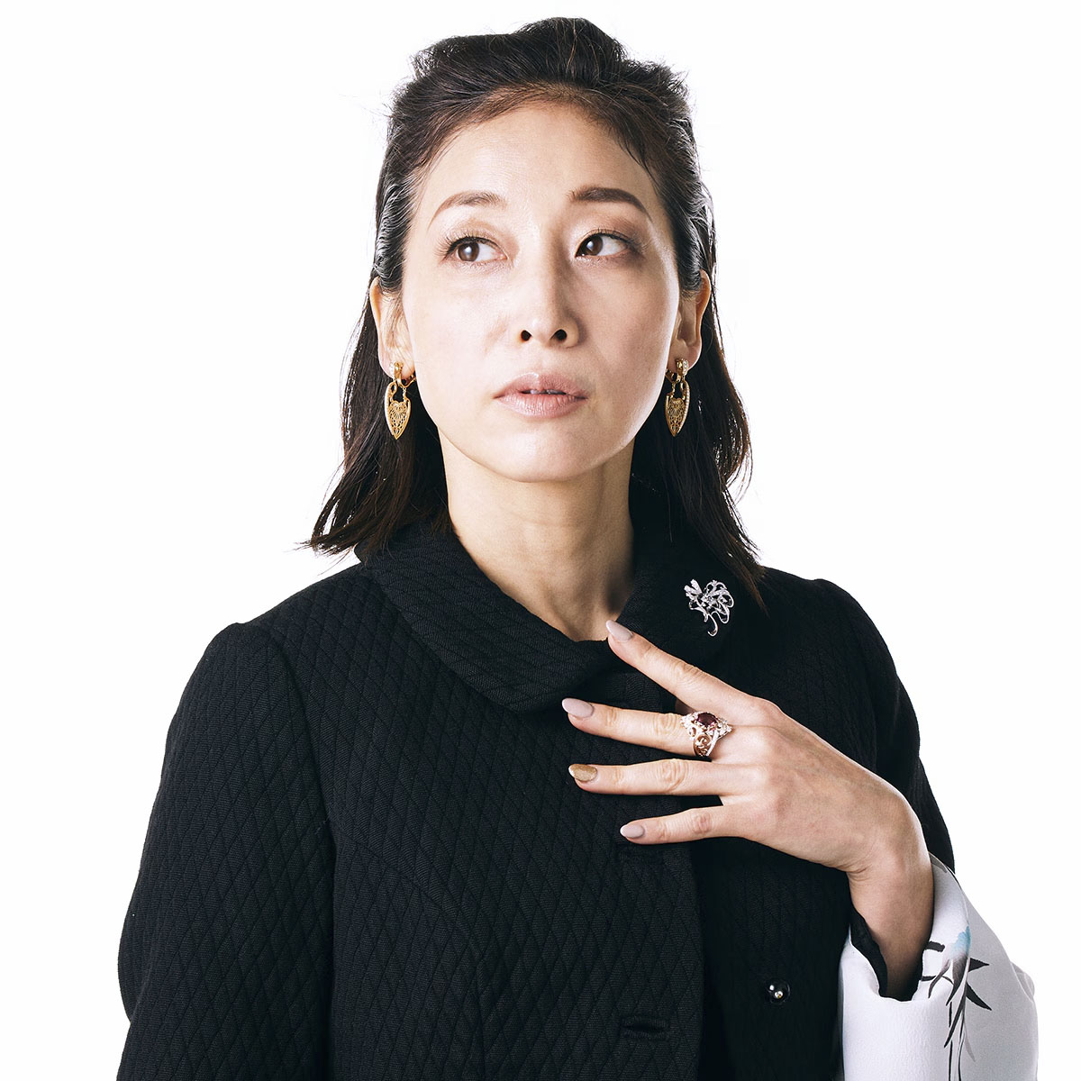 K18 / Diamond Earring 揺れるハート