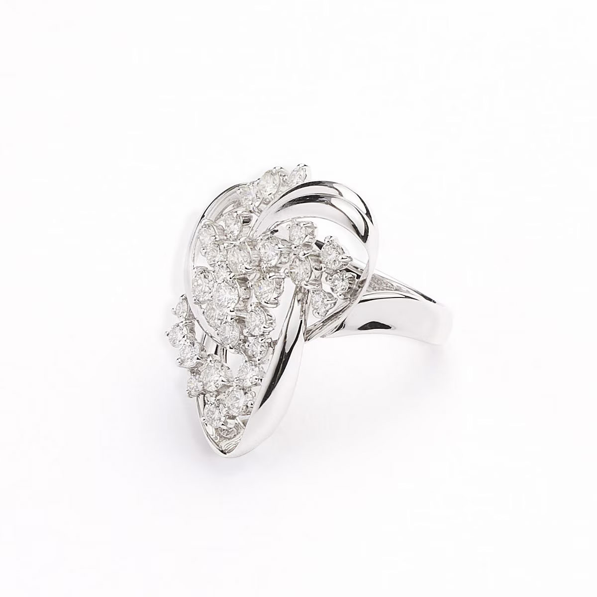 K18WG 2.0ctDiamond Ring
