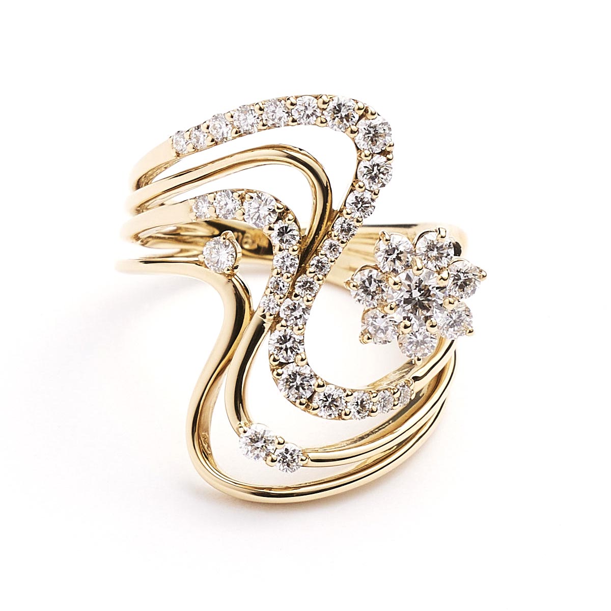 K18 1.00ctDiamond Ring