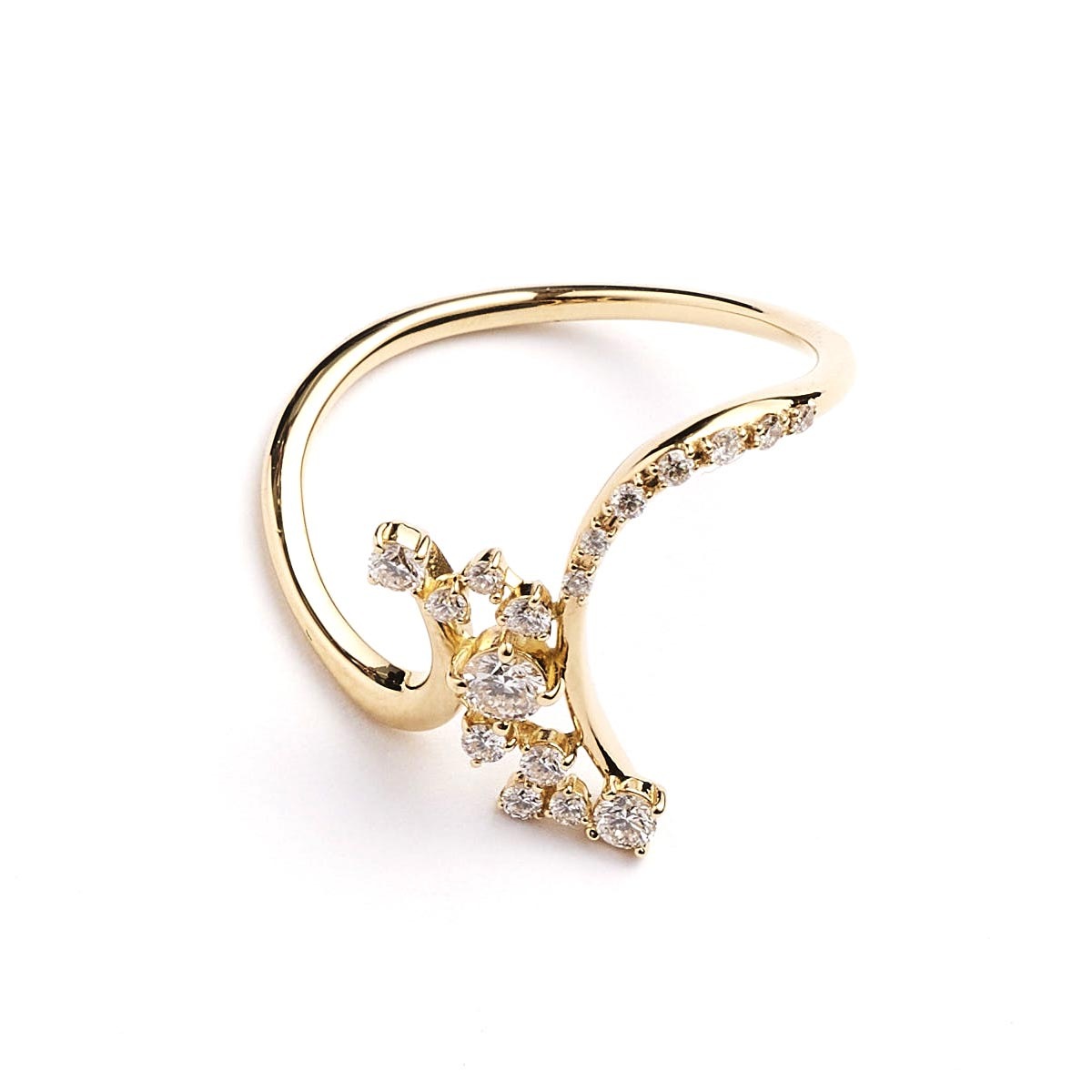 K18 Diamond Ring