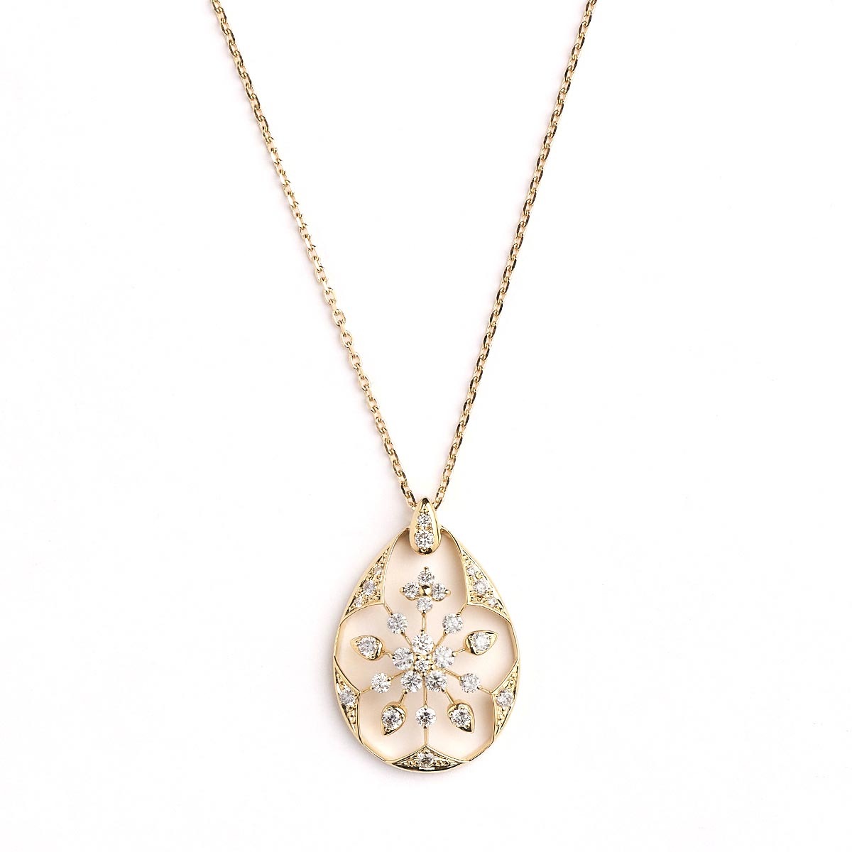 K18 Diamond Pendant