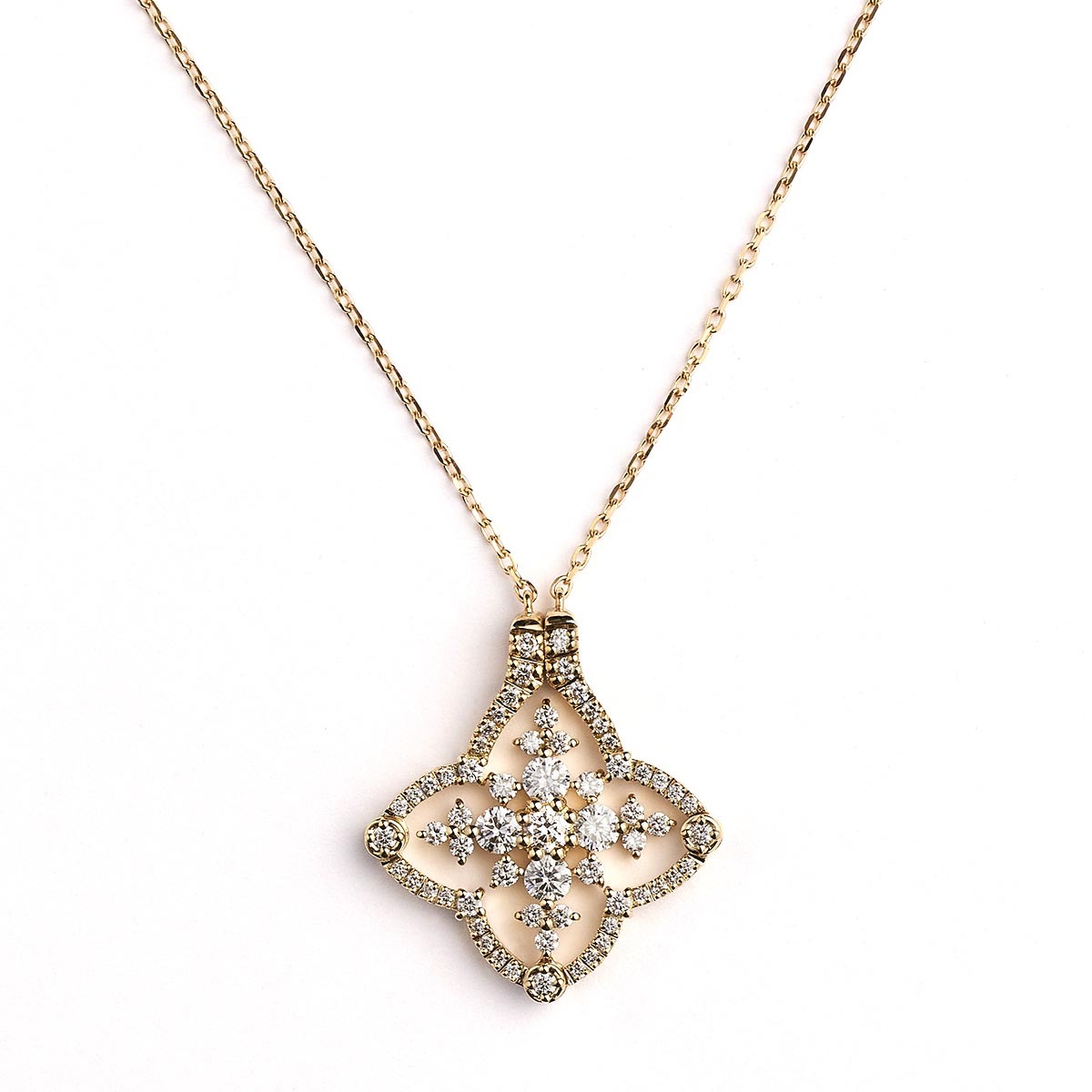 K18 Diamond Pendant