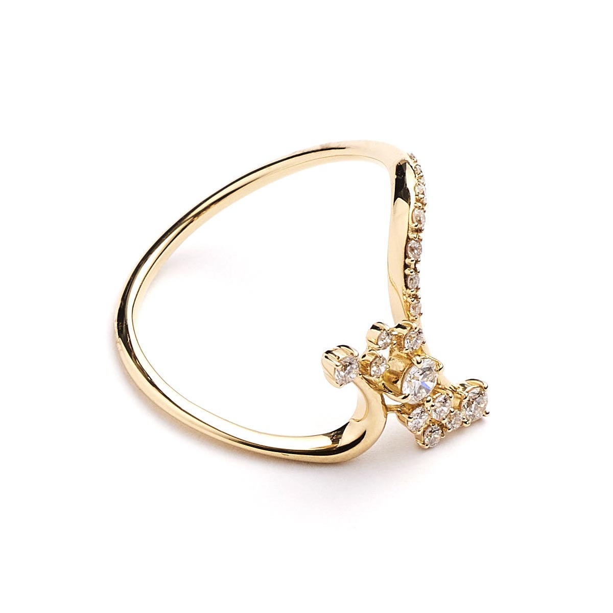 K18 Diamond Ring