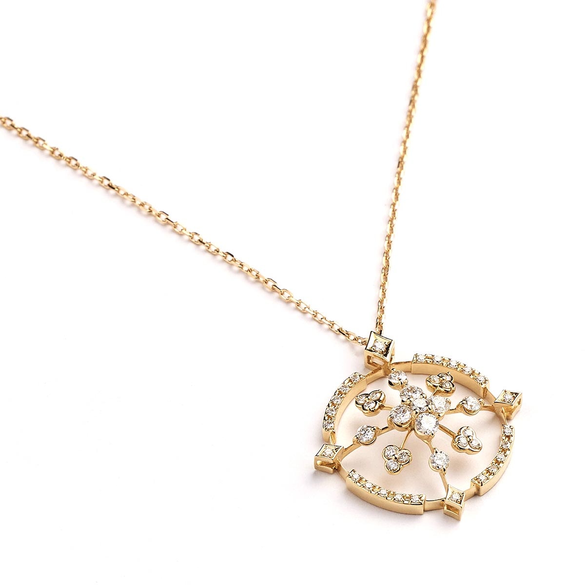 K18 Diamond Pendant
