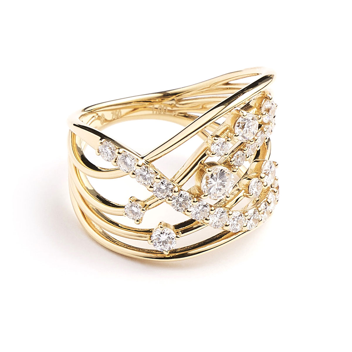 K18 1.00ctDiamond Ring
