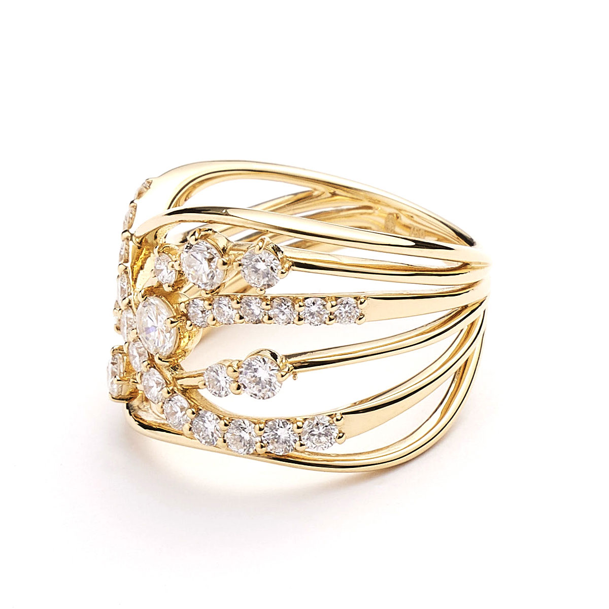 K18 1.00ctDiamond Ring
